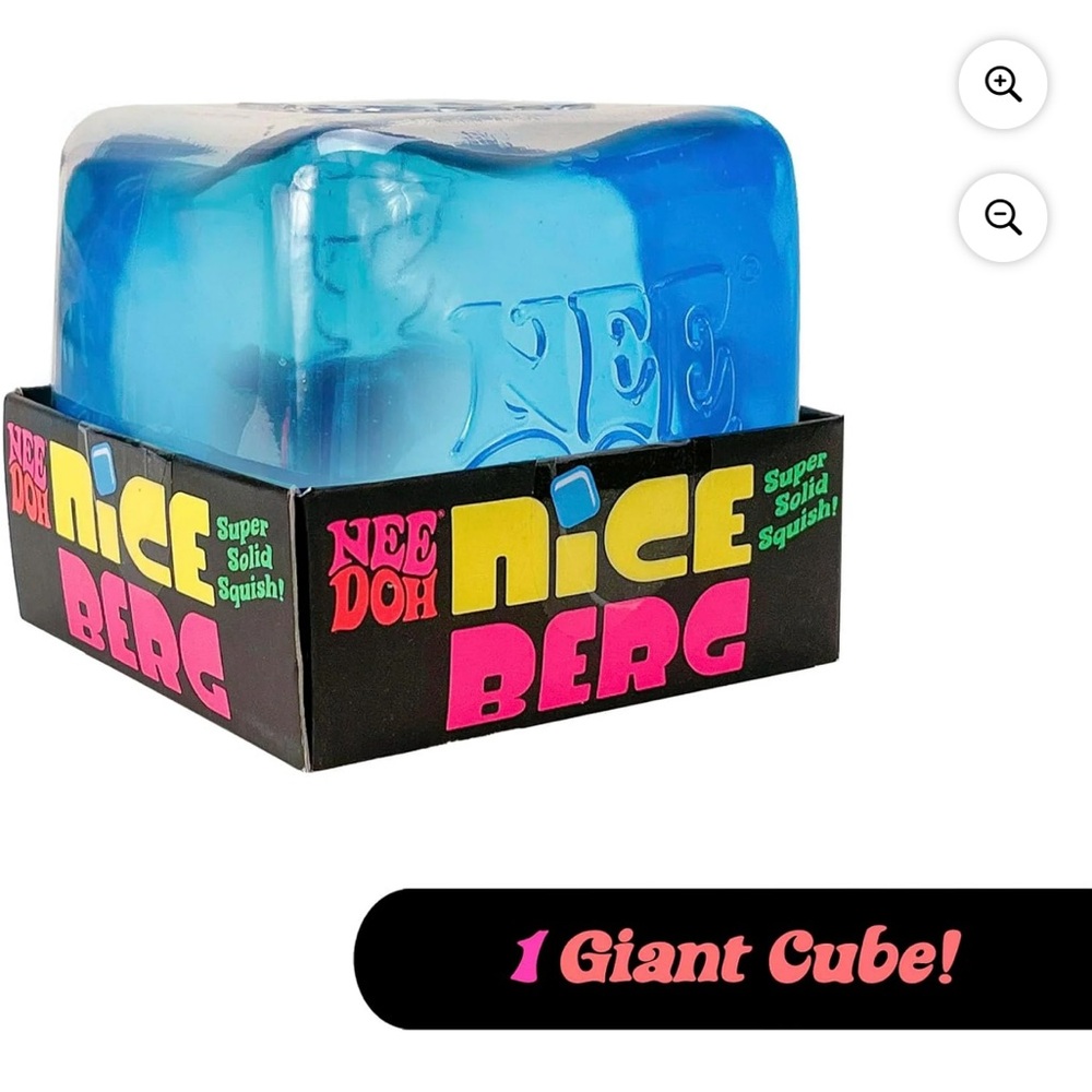 Nice Berg Giant Cube Squishy Toy - Blue